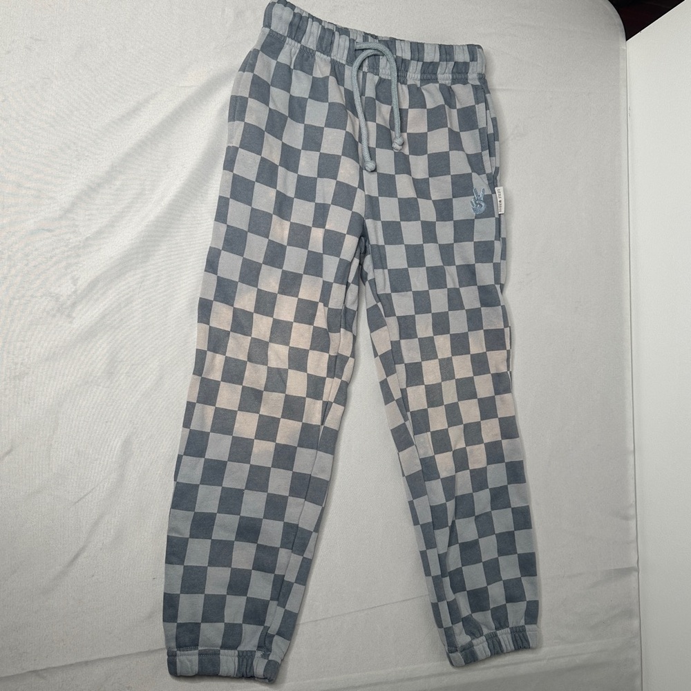 Little Wedgies Checkerboard Jogger Sweatpants Size 6 Small USA Brand